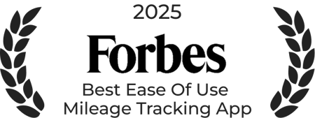 As featured in Forbes — Best Ease of Use Mileage Tracking App